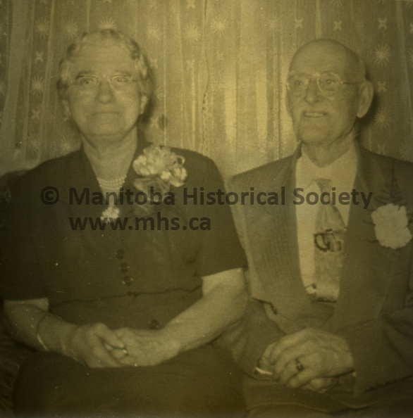 MR. AND MRS. ALEX MCKAY-40TH ANNIVERSARY MR. AND MRS. ALEX MCKAY of the Portage district who celebrated their 40th anniversary Saturday, March 24. They were married at Portage la Prairie March 25, 1916 and have resided on their farm in the Belle Plain district since then. 10645a.jpg