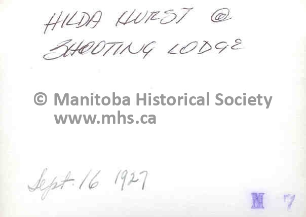 Sioux Pass 1927 Hilda Hurst lodgeback