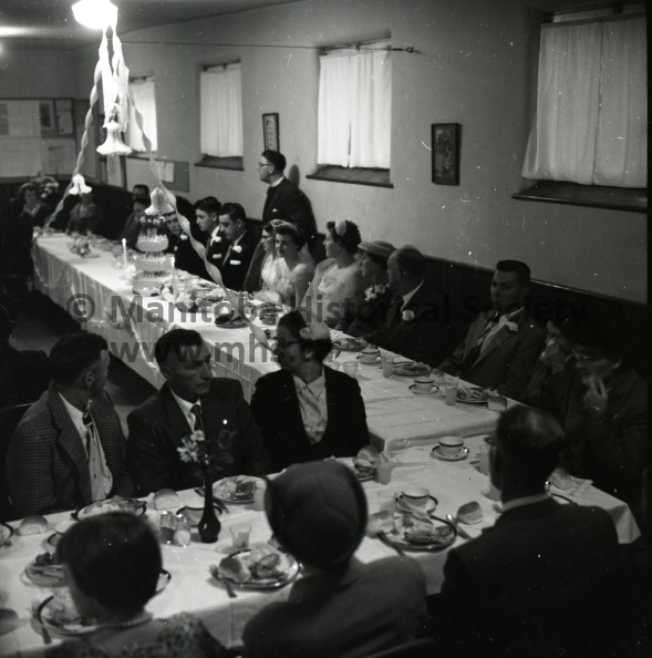 Tashiro September 22/56 WEDDING MITCHELL – SMITH VOWS EXCHANGED Mr. and Mrs. Alvin Andrew Smith, who were married September 22 in Portage’s First Presbyterian church. The bride is the former Eleanor Janet Mitchell, daughter of Mr. and Mrs. Joseph Mitchell of Portage. The groom is the son of Mr. and Mrs. Ernest Smith of Portage la Prairie. 10685b.jpg