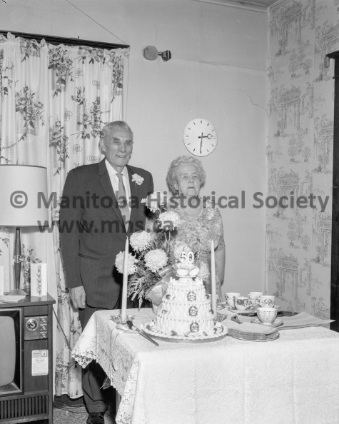 Photographer: Tashiro
January 18, 1966
Anniversary
Mr. + Mrs. Walter Bird - 50th Anniversary VP-1-00871-002.jpg